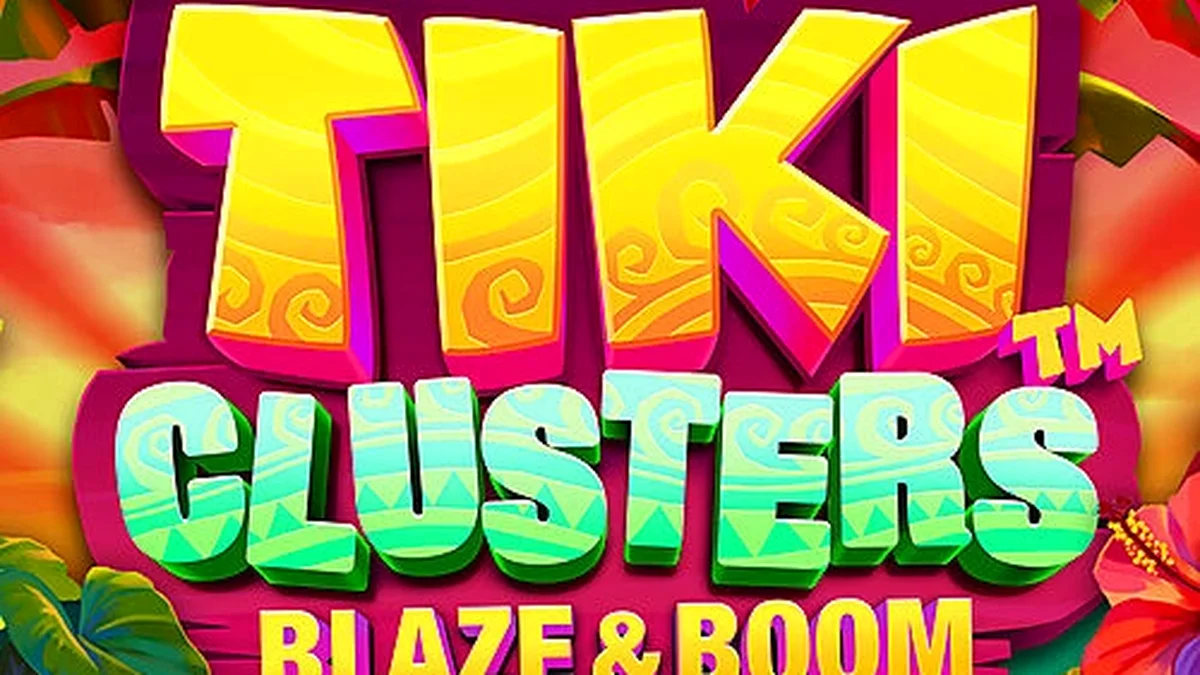 Interface do jogo Tiki Clusters Blaze & Boom em um smartphone moderno